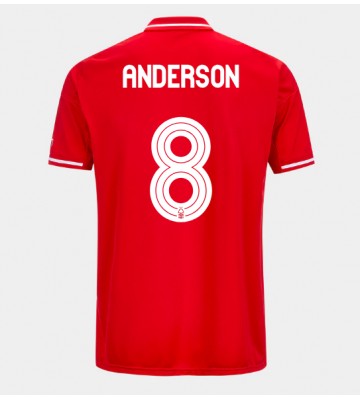 Nottingham Forest Elliot Anderson #8 Hemmatröja 2025-26 Kortärmad